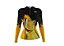 Camiseta Camisa Pesca Proteção Uv50 Mar Negro Fem Dourado GG - Imagem 3