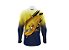 Camiseta Camisa Pesca Proteção Uv50 Mar Negro - Dourado M - Imagem 2