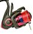 KIT PESCA MOLINETE ALBATROZ MP 30 VERMELHO C/ LINHA +  VARA ALBATROZ KARA BLACK 1501 DIADOSPAIS - Imagem 4