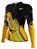 CAMISETA DE PESCA MAR NEGRO FEMININO DOURADO P - Imagem 1