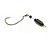 ANZOL PESCA OFF7 EWG TEXAS RIG N° 5/0 12G - 1 UNIDADE PRETO - Imagem 1