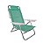 Cadeira Alumínio Reclinável Piscina 6 Posições Praia - Mor - Verde - Imagem 1