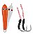 ISCA ARTIFICIAL ALBATROZ JIG SAPINHO ORANGE WHITE 35G - Imagem 1