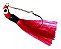 ISCA ARTIFICIAL LORI JIG ANTI RABUDA P- BRANCO PESCOÇO VERMELHO - Imagem 2