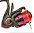 KIT PESCA 2 MOLINETE ALBATROZ MP 30 VERMELHO C/LINHA - Imagem 2