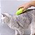 Escova a Vapor 3 Em 1 Pente Stea-Autolimpante Escova Vaporizador - Pente de Remoção de Pelos Cães e Gatos AMARELA - Imagem 2