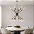 Lustre Pendente Sputnik Preto e Dourado para 12 Lâmpadas Moderno Luxo INL71 - Imagem 3