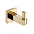 Kit Acessórios De Banheiro Lavabo 4 Peças Dourado Gold Luxo IKAB05 - Imagem 5