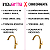 Torneira Monocomando Dourada Gold Ducha Extensível Spray Chuveirinho Luxo Cozinha Área Gourmet  in63 - Imagem 2