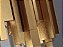 Luminária Pendente Lustre Luxuoso Dourado e Cristais Vana Sindora INL102 - Imagem 7