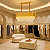 Luminária Pendente Lustre Retangular Luxuoso Dourado e Cristais Vana Sindora INL107 - Imagem 3