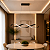 Luminária Pendente Lustre Led 3 em 1 Dna Preto Moderno Luxuoso Bivolt INL120 - Imagem 1