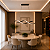 Luminária Pendente Lustre Led 3 em 1 Dna Preto Moderno Luxuoso Bivolt INL120 - Imagem 2