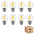 Kit 8 Lâmpada Filamento Led G45 4w 2700k Branco Neutro Bivol - Imagem 1