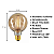 Kit 8 Lâmpada Filamento Carbono G80 40w Branco Quente Bivolt - Imagem 3