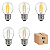 Kit 6 Lâmpada Filamento Led G45 4w 2700k Branco Neutro - Imagem 1