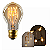 Kit 6 Lâmpada Filamento Carbono A19 40w Branco Quente Bivolt - Imagem 3