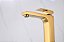 Torneira Monocomando Dourado Gold Quadrada Banheiro Lavabo Bica Alta Luxo Inovartte IN30 - Imagem 5
