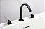 Torneira Misturador Duplo Comando Quadrada Preto Fosco Luxo Para Banheiro Lavabo Inovartte IN25 - Imagem 3