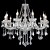 Lustre Candelabro Pendente Cristal Legitimo Luxo Cor Transparente 10 Braços INL26 - Imagem 3