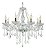 Lustre Candelabro Pendente Luxo Cristal Legitimo Transparente 8 Braços Sala Quarto Escritório INL50 - Imagem 2