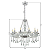 Lustre Candelabro Pendente Luxo Cristal Legitimo Cor Transparente 12 Braços INL53 - Imagem 7