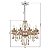 Lustre Candelabro Cristal Legitimo 10 Braços Âmbar INL52 - Imagem 7