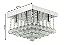 Lustre Pendente Plafon em Cristal Transparente Quarto Quarto Bebê Sala Cozinha INL05 - Imagem 4