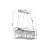 Lustre Pendente Cristal Legítimo Delicado Luxo Retangular com 524 Cristais INL13 - Imagem 5