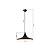 Lustre Pendente Estilo Tom Dixon Chapéu Preto Moderno Sala Cozinha Ilha Quarto Escritório INL15 - Imagem 4