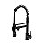 Torneira Monocomando Gourmet Preto Fosco Ducha Regulável Extensor 48cm Cozinha Área Gourmet IN47 - Imagem 1