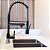 Torneira Monocomando Gourmet Preto Fosco Ducha Regulável Extensor 48cm Cozinha Área Gourmet IN47 - Imagem 2