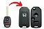 Chave Canivete Honda New Civic City Crv Fit 2 Botões +panico - Imagem 1