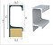 PERFIL RM-086 18MM PUX FOSCO 3MTS( APENAS RETIRADA ) - Imagem 1