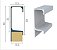 PERFIL RM-087 15MM PUX CHAMP CLARO 3MTS  ( APENAS RETIRADA ) - Imagem 1