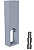 SUP.CENTRAL CABIDEIRO CINTRE FIX MDF PRETO - Imagem 1