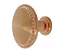 PUXADOR COLONIAL 118-031 ROSE ESC. FOSCO - Imagem 2