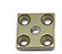 CHAPA FIX ROD/SAP LINK CHAMP CLARO INOX C/4PÇS - Imagem 1