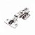 DOBRAD 35MM INOX C.FIXO S.CURVA C/AMORT RENNA - Imagem 1