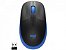 Mouse optico m190 preto/azul usb logitech - Imagem 4