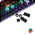 TECLADO GAMER MECANICO C/FIO LED RGB METALIZADO KNUP KP-TM010 - Imagem 2