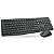 Combo Teclado e Mouse Wireless Sem Fio ABNT2 Preto Logitech MK235 - Imagem 1