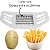 Cortador Batatas Palito Legumes Picador Fatiador Manual Kit - Imagem 5