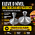 Kit Modelador de Hambúrguer 10cm e 12cm Prensador em Alumínio - Imagem 10