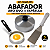 Kit Abafador Hambúrguer Aro Ovo Espátula Inox Profissional - Imagem 1