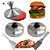 Kit Gourmet: Modelador de Hambúrguer, Espátulas e 2 Abafadores - Imagem 1