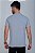 Camiseta Masculina Henley Cinza Vidic - Imagem 3