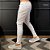 Calça Jeans Rasgada Super Skinny Branca - Imagem 2