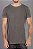 Camiseta Estonada Lisa Básica Chumbo - Imagem 1