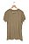 Camiseta Estonada Lisa Básica Marrom - Imagem 1